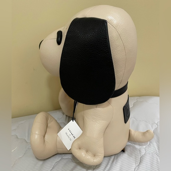 💜Coach X Peanuts Snoopy Collectible Signature Canvas Doll White - Picture 7 of 7